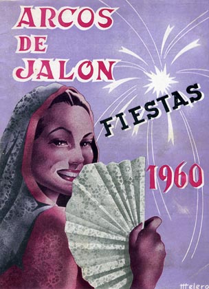 Fiestas patronales en honor al Cristo de la Buena Muerte 1960 Arcos de Jalón